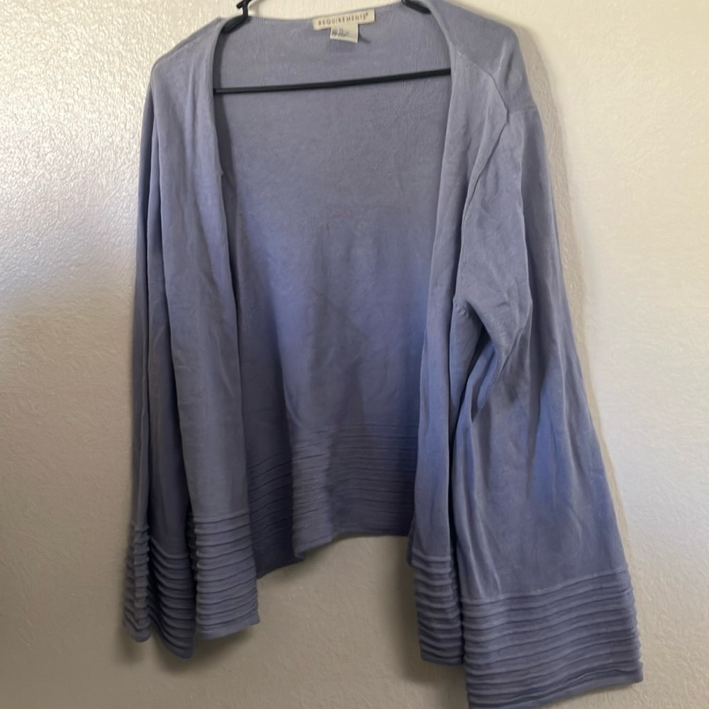 FINAL MARKDOWN Requirements open front cardigan extra large